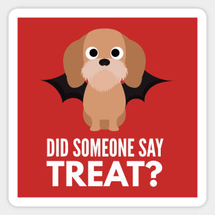 Basset Fauve de Bretagne Halloween Trick or Treat Sticker